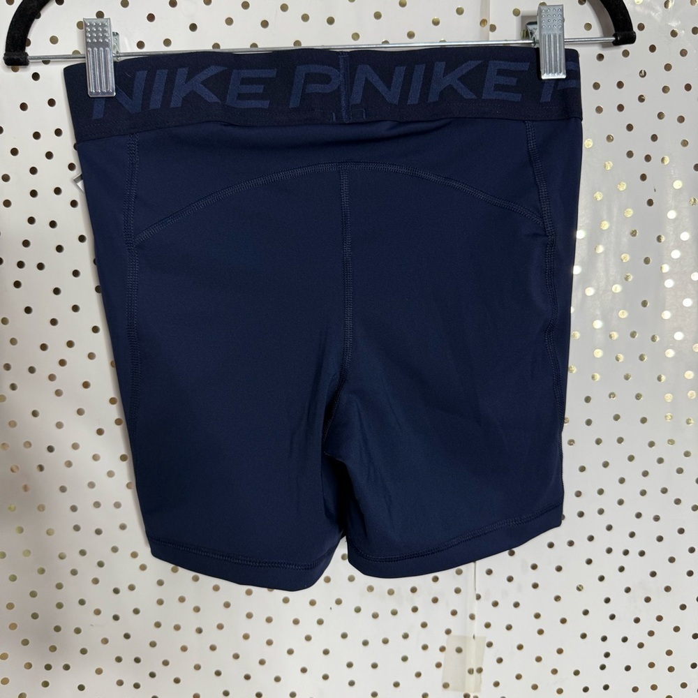 Nike Pro Dark Blue Training Shorts - Picture 7 of 7